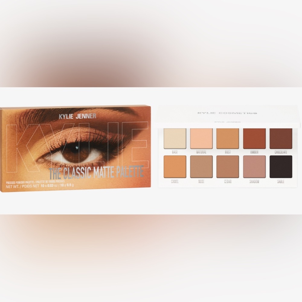 Kylie Jenner Neutral matte eyeshadow palette - “the classic matte” new in box